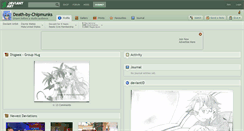 Desktop Screenshot of death-by-chipmunks.deviantart.com