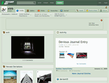 Tablet Screenshot of exrb.deviantart.com