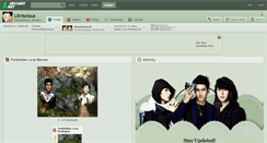 Desktop Screenshot of lilviscious.deviantart.com
