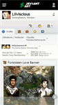 Mobile Screenshot of lilviscious.deviantart.com