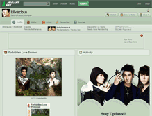 Tablet Screenshot of lilviscious.deviantart.com