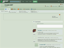 Tablet Screenshot of invaderali87.deviantart.com