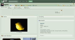 Desktop Screenshot of maximv.deviantart.com