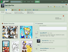 Tablet Screenshot of dani-the-fox.deviantart.com