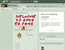 Tablet Screenshot of bowser-fans.deviantart.com