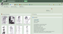 Desktop Screenshot of justiceknz.deviantart.com