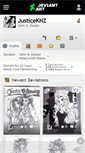 Mobile Screenshot of justiceknz.deviantart.com