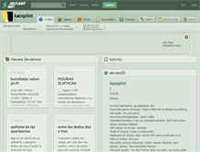 Tablet Screenshot of kaospilot.deviantart.com