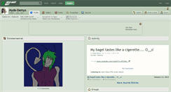 Desktop Screenshot of myde-demyx.deviantart.com