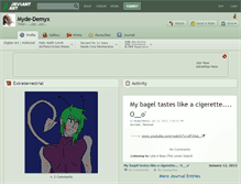 Tablet Screenshot of myde-demyx.deviantart.com