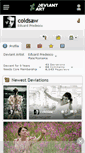 Mobile Screenshot of coldsaw.deviantart.com