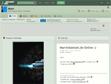 Tablet Screenshot of moev.deviantart.com
