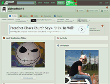 Tablet Screenshot of albinochick14.deviantart.com