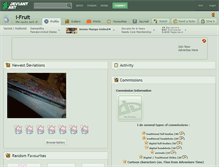 Tablet Screenshot of i-fruit.deviantart.com
