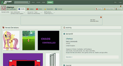 Desktop Screenshot of chemyx.deviantart.com