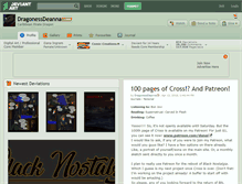 Tablet Screenshot of dragonessdeanna.deviantart.com