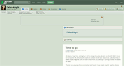 Desktop Screenshot of fallen-knight.deviantart.com