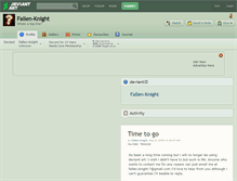 Tablet Screenshot of fallen-knight.deviantart.com