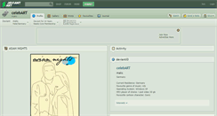 Desktop Screenshot of celebart.deviantart.com