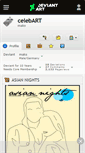 Mobile Screenshot of celebart.deviantart.com