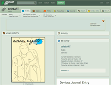 Tablet Screenshot of celebart.deviantart.com