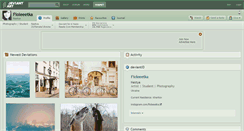 Desktop Screenshot of fioleeetka.deviantart.com