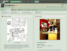 Tablet Screenshot of jamesgannon.deviantart.com