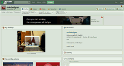 Desktop Screenshot of mabdesigner.deviantart.com
