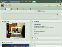 Tablet Screenshot of mabdesigner.deviantart.com