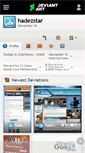 Mobile Screenshot of hadezstar.deviantart.com