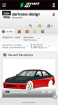 Mobile Screenshot of darkness-design.deviantart.com