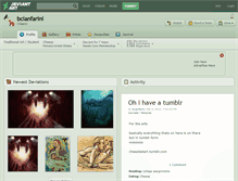 Tablet Screenshot of bcianfarini.deviantart.com