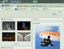 Tablet Screenshot of craciun.deviantart.com