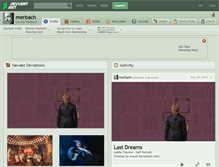 Tablet Screenshot of merbach.deviantart.com