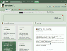 Tablet Screenshot of obito-freak77.deviantart.com