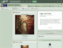 Tablet Screenshot of colourful-squares.deviantart.com