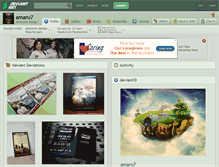 Tablet Screenshot of amaru7.deviantart.com