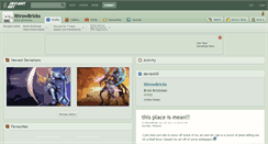 Desktop Screenshot of ithrowbricks.deviantart.com