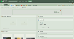 Desktop Screenshot of nikunj.deviantart.com