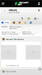 Mobile Screenshot of nikunj.deviantart.com