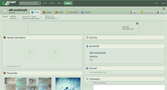 Desktop Screenshot of ebi-ava2music.deviantart.com