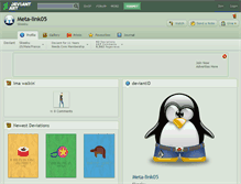 Tablet Screenshot of meta-link05.deviantart.com