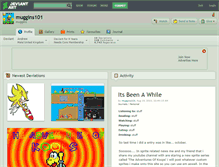 Tablet Screenshot of muggins101.deviantart.com