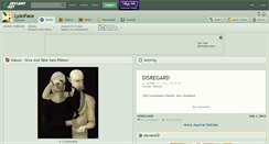 Desktop Screenshot of lyonface.deviantart.com