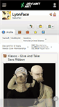 Mobile Screenshot of lyonface.deviantart.com