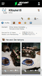 Mobile Screenshot of kitsune18.deviantart.com