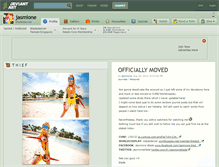 Tablet Screenshot of jasmione.deviantart.com