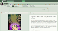 Desktop Screenshot of clown0fwar.deviantart.com