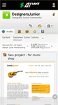 Mobile Screenshot of designersjunior.deviantart.com