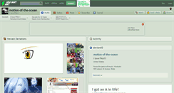 Desktop Screenshot of motion-of-the-ocean.deviantart.com